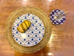 NAZAR BONCUKLU 6 KİŞİLİK 24 PARÇA ÇAY SETİ/SERVİS TAKIMI