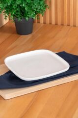 PURE ROYAL TEKLİ KARE PASTA TABAK 20CM