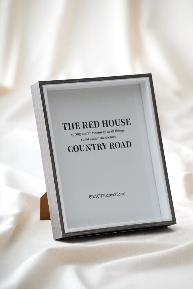 AHŞAP GRİ FOTOĞRAF ÇERÇEVESİ 20X25CM