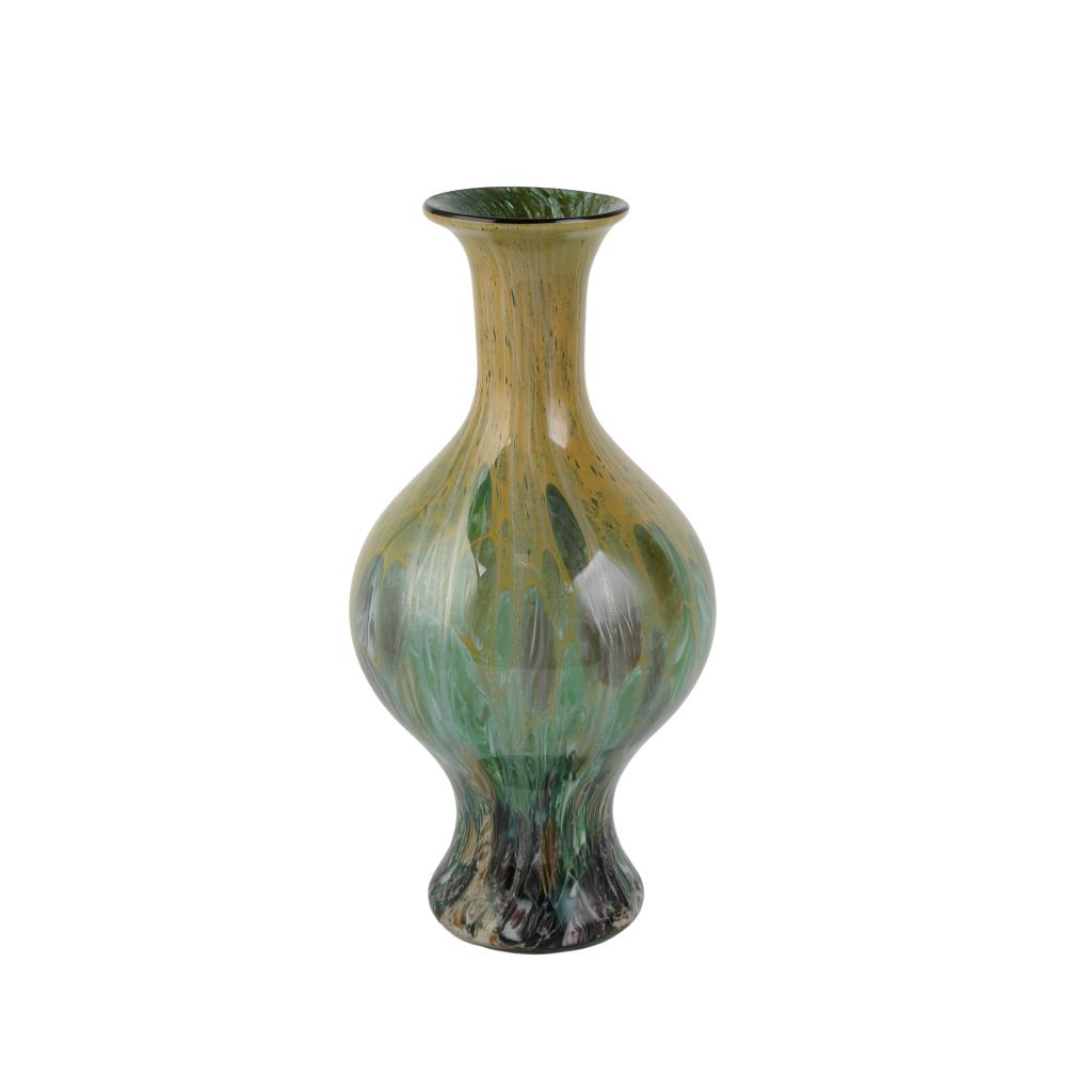 CAM TAVUSKUŞU VAZO 19X19X40CM