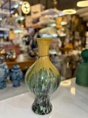 CAM TAVUSKUŞU VAZO 19X19X40CM