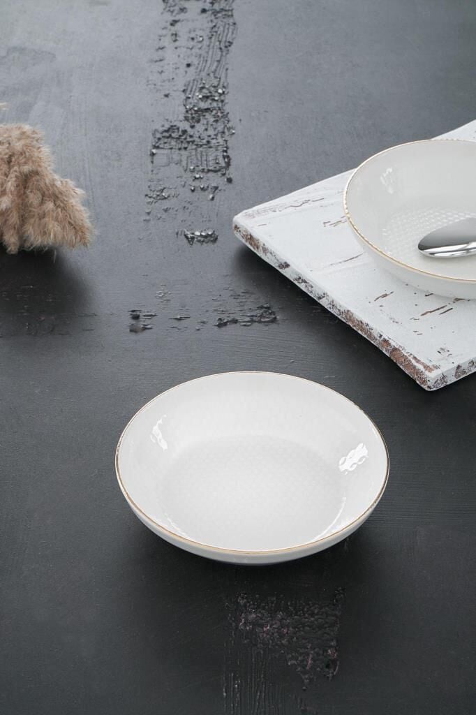 NORDIC PURE WHITE İSTANBUL ÇUKUR TABAK 18CM