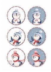 PENGUİN 6'LI PASTA TABAK 19CM