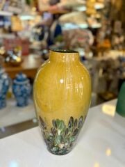 CAM TAVUSKUŞU KÜP/VAZO 19X19X35CM