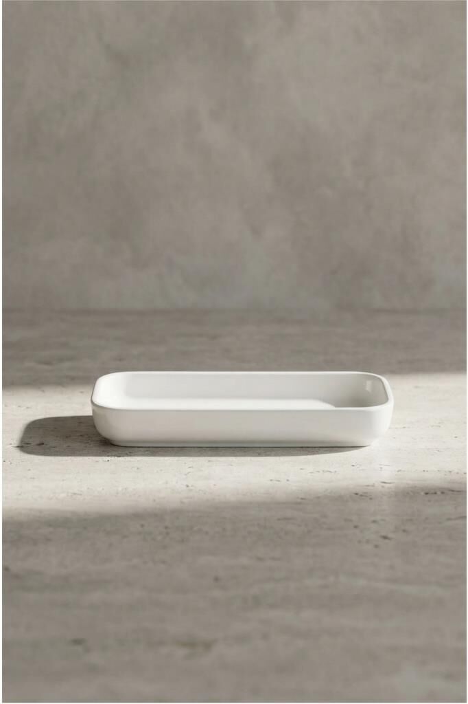 PURE ROYAL TEKLİ DİKDÖRTGEN KAYIK TABAK 20X8CM