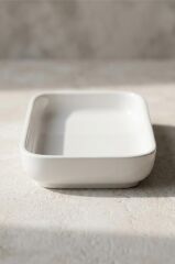 PURE ROYAL TEKLİ DİKDÖRTGEN KAYIK TABAK 20X8CM