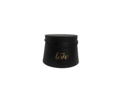 SİYAH LOVE KONİK KUTU
