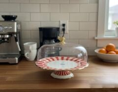 BELLİSİMA EMAYE KEK FANUSU 30X8CM