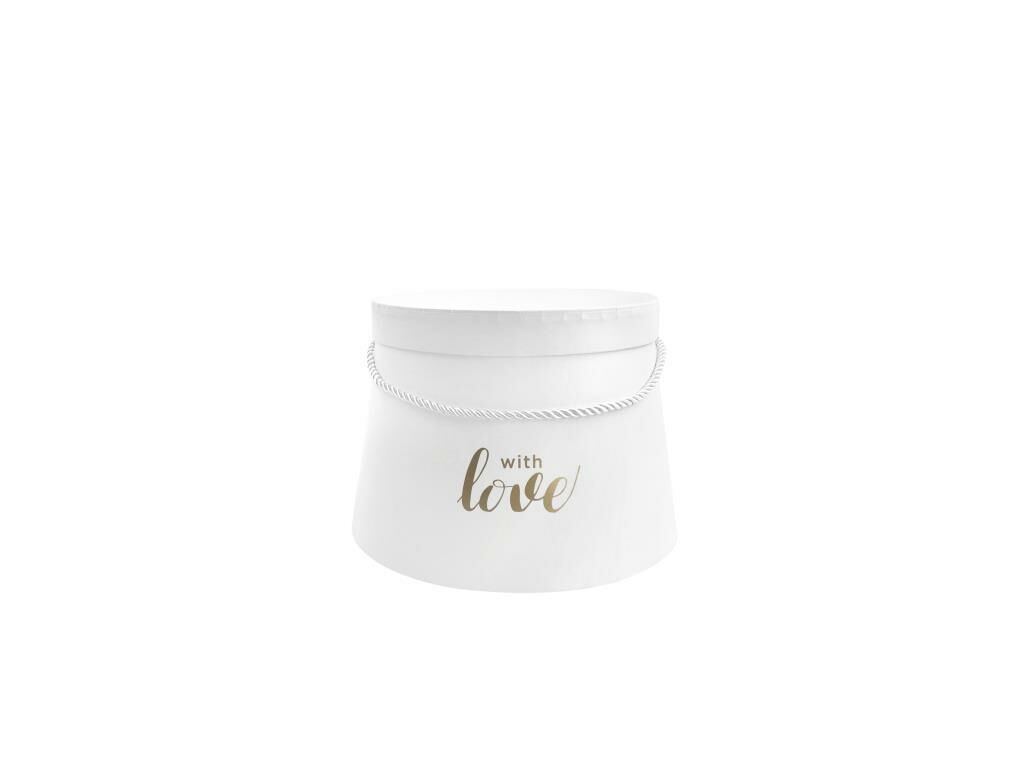 BEYAZ LOVE KONİK KUTU