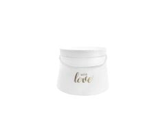 BEYAZ LOVE KONİK KUTU