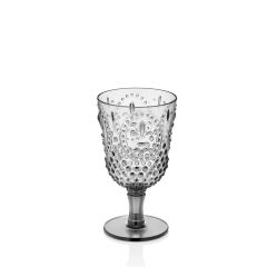 FÜME AKRİLİK(PVC) 6'LI AYAKLI BARDAK 400ML