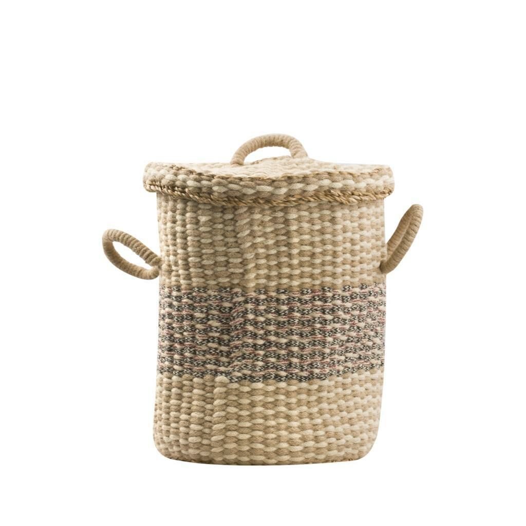 HASIR ÖRGÜ SEPET PUDRA 42CM