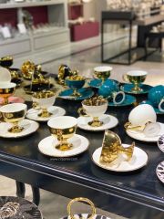 GOLD PEMBE TEK KİŞİLİK TÜRK KAHVE FİNCAN