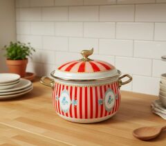 BELLİSİMA EMAYE DERİN TENCERE 22X14CM