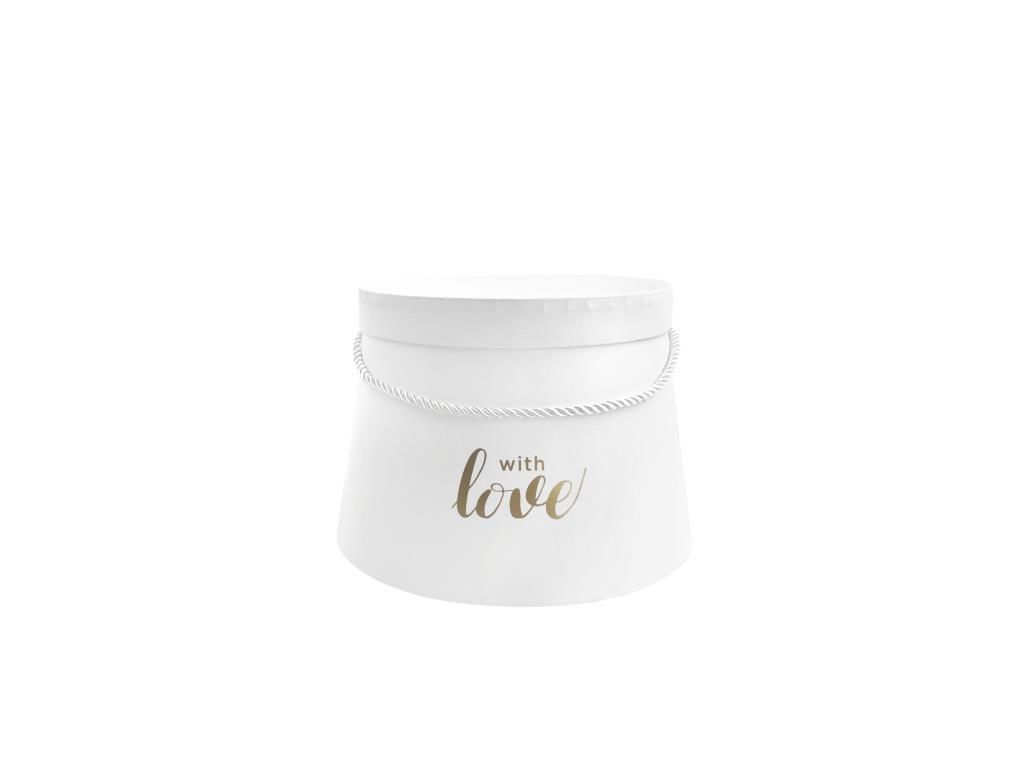BEYAZ LOVE KONİK KUTU