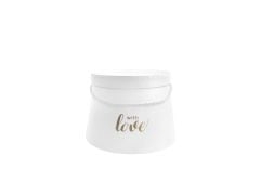 BEYAZ LOVE KONİK KUTU