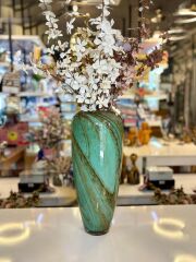 CAM YEŞİL HAYAL VAZO 21X21X49CM