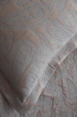 MARSILYA İNDİGO ÇİFT KİŞİLİK NEVRESİM TAKIMI&YATAK ÖRTÜSÜ