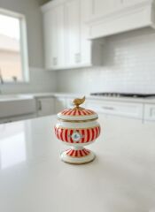 BELLİSİMA EMAYE AYAKLI ŞEKERLİK 13X20CM