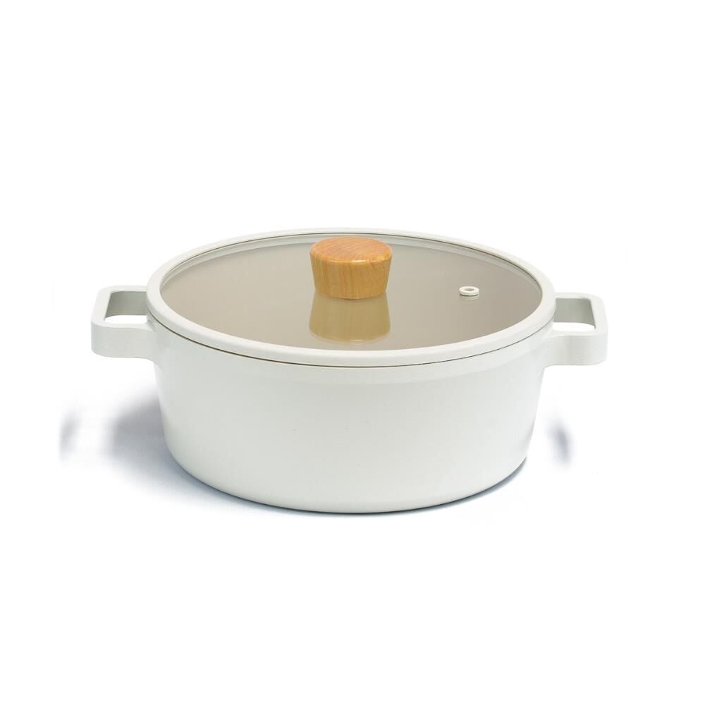 NEOFLAM FİKA BEJ ALÜMİNYUM DÖKÜM TENCERE 22CM