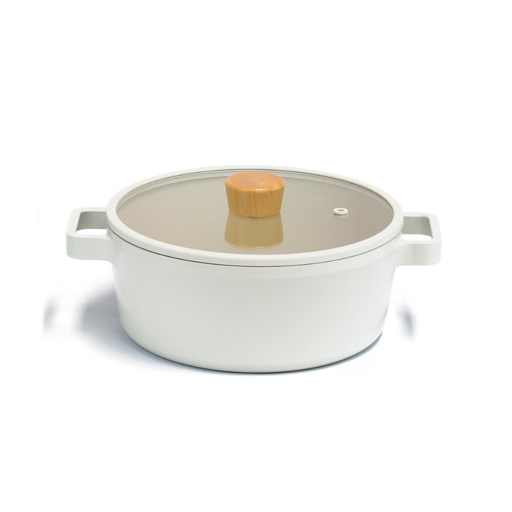 NEOFLAM FİKA BEJ ALÜMİNYUM DÖKÜM TENCERE 22CM