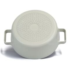 NEOFLAM FİKA BEJ ALÜMİNYUM DÖKÜM TENCERE 22CM