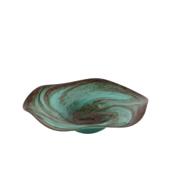 CAM YEŞİL HAYAL DEKORATİF TABAK 40X10CM