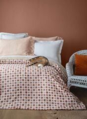 TERRA TERRACOTA TEN-CEL BASKI ÇİFT KİŞİLİK NEVRESİM TAKIMI