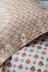 TERRA TERRACOTA TEN-CEL BASKI ÇİFT KİŞİLİK NEVRESİM TAKIMI