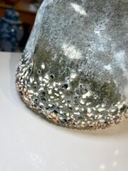 CAM BEJ KUMSAL VAZO/DEKOR 21X21X18CM