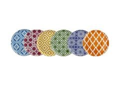 MOROCCO DÜZ TABAK 24CM 6'LI 6 RENK