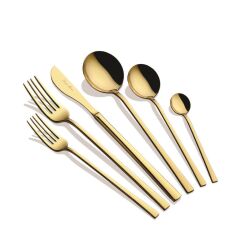 ELİA GOLD 12 KİŞİLİK 72 PARÇA ÇATAL KAŞIK BIÇAK TAKIMI