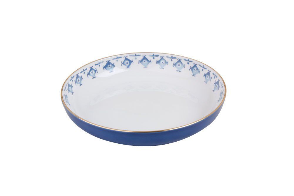 POSH ÇUKUR TABAK/SALATA KASE MAVİ 22CM