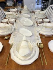 ZARA EKRU 26 PARÇA SOFRA SETİ