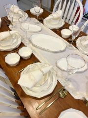 ZARA EKRU 26 PARÇA SOFRA SETİ