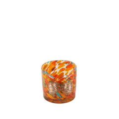 CAM TURUNCU FİYONK KASE/DEKOR12X14X12CM