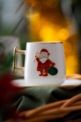 NOEL BABA 2 KİŞİLİK TÜRK KAHVESİ FİNCANI