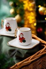 NOEL BABA 2 KİŞİLİK TÜRK KAHVESİ FİNCANI