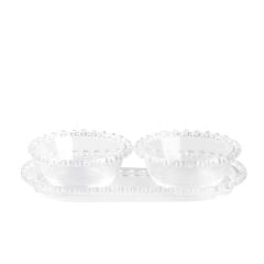 KALP CAM 3 PARÇA TEPSİLİ KASE