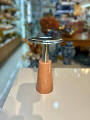 MERMER AYAKLI METAL MUMLUK 7,5X20CM