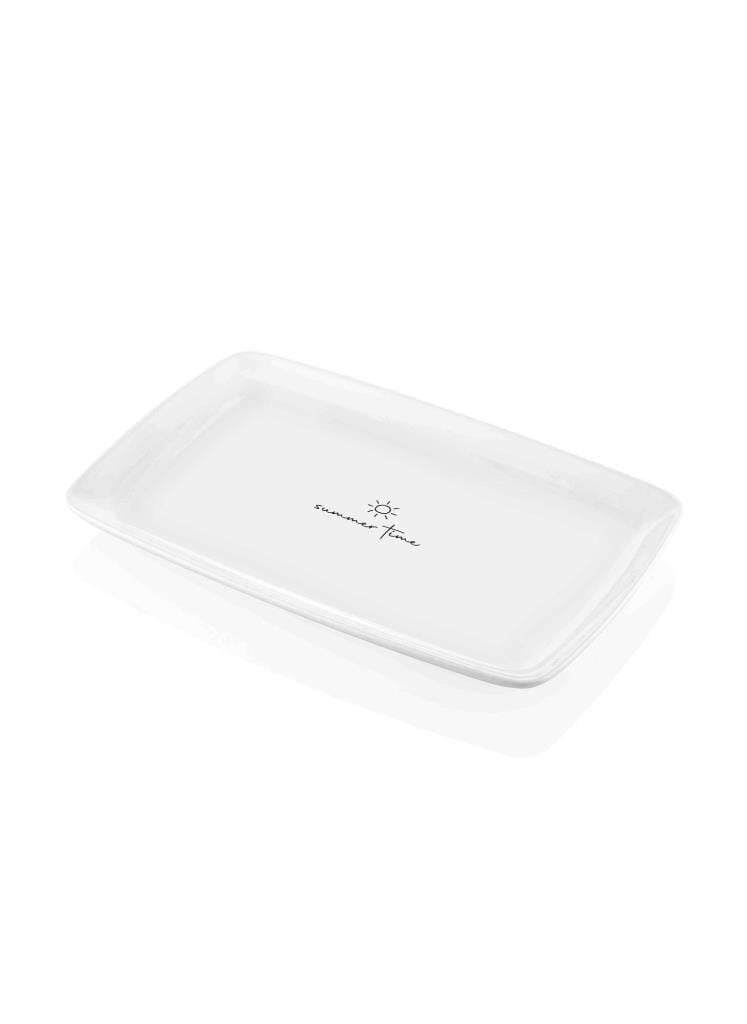 SUMMERTIME DİKDÖRTGEN SERVİS TABAK 34X25CM