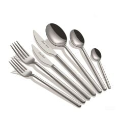 ALLEGRA SADE MAT BRUSH 6 KİŞİLİK 42 PARÇA ÇATAL KAŞIK BIÇAK TAKIMI