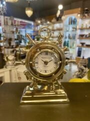 GÜMÜŞ DÜMEN MASA SAATİ 18X27CM