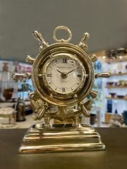 GÜMÜŞ DÜMEN MASA SAATİ 18X27CM