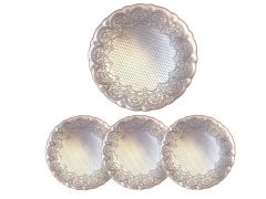 KONTES BRONZ 7 PARÇA PASTA SETİ