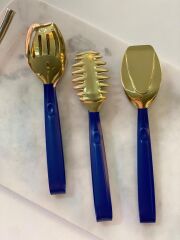 CN 3 PARÇA BLUE GOLD MAŞA SETİ