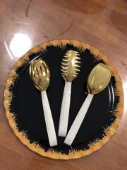 CN 3 PARÇA WHİTE GOLD MAŞA SETİ