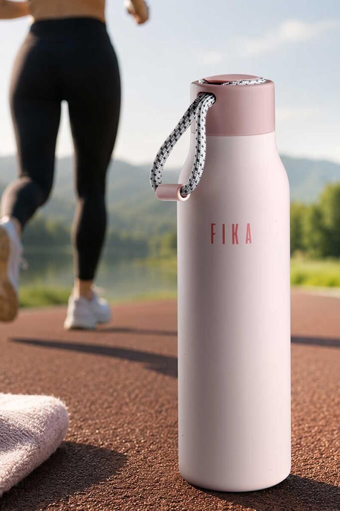 FİKA RENTO VAKUMLU TERMOS ŞİŞE 600ML PUDRA