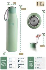FİKA RENTO VAKUMLU TERMOS ŞİŞE 600ML MİNT YEŞİL