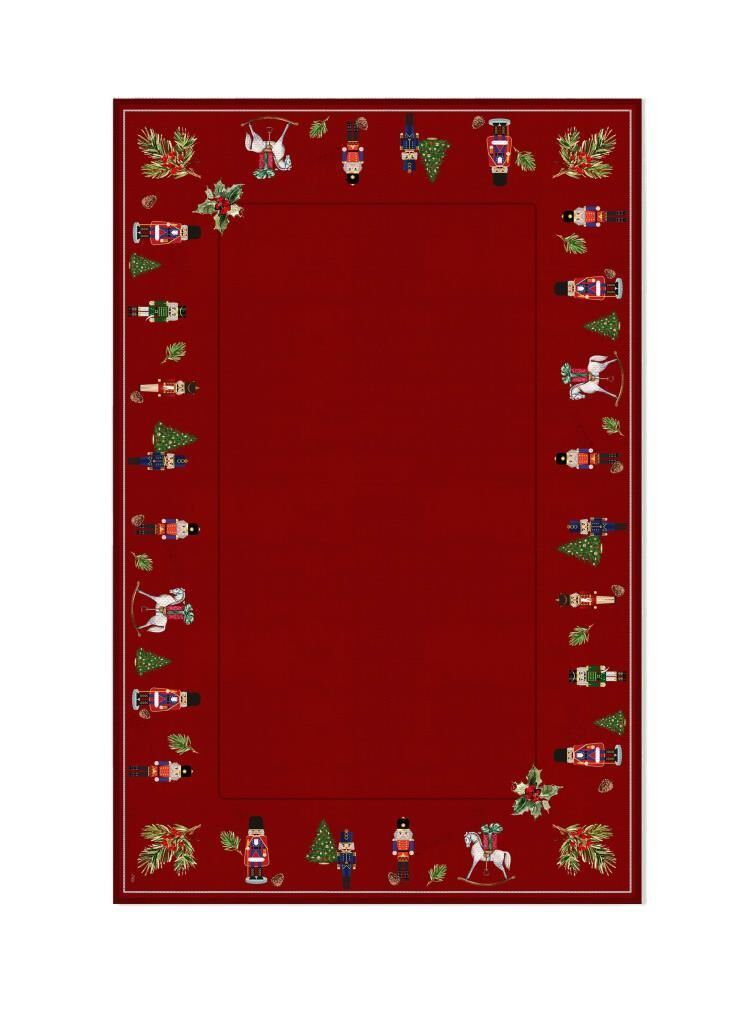 NEW YEAR KIRMIZI MASA ÖRTÜSÜ 220X155CM